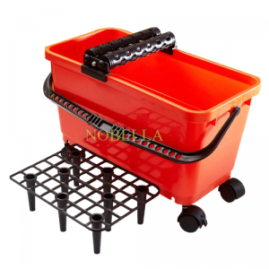WASHING KIT WITH 4 WHEELS and 2 squeeze rollers, 24 l.