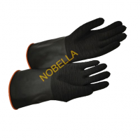 LATEX / NATURAL RUBBER WORKING GLOVES - 35cm.