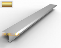 TRANSITION ALUMINUM PROFILE   14/09 мм T-shape Gold matt