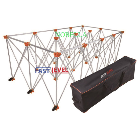 МОДУЛНА РАБОТНА МАСА ЗА ГОЛЯМОФОРМАТНИ ПЛОЧИ - 221х113х85 см. FAST LEVEL, ПРЕНОСИМА, СГЪВАЕМА