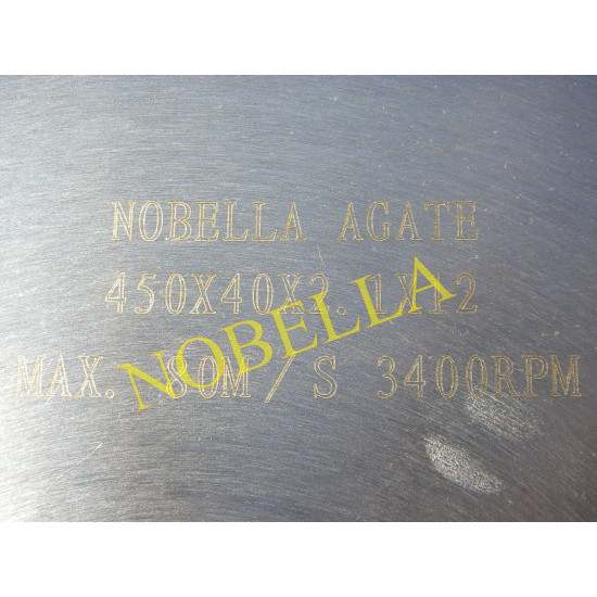 ДИАМАНТЕН ДИСК ЗА РЯЗАНЕ НА ПОЛУСКЪПОЦЕННИ КАМЪНИ - 450