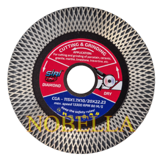ДИАМАНТЕН ДИСК ЗА ПИЛЕНЕ, ШЛАЙФАНЕ И РЯЗАНЕ CGA-115