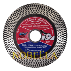 ДИАМАНТЕН ДИСК ЗА ПИЛЕНЕ, ШЛАЙФАНЕ И РЯЗАНЕ CGA-125