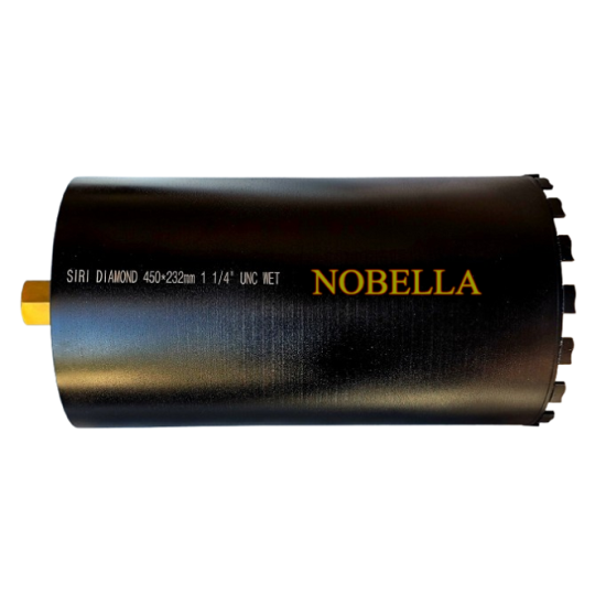 ДИАМАНТЕНА БОРКОРОНА Ø 232 мм., L450 mm., 1 ¼" UNC