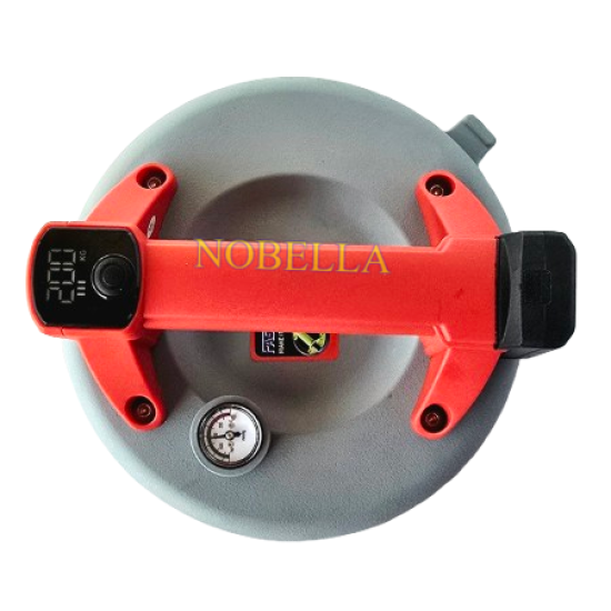 ВАКУУМ ДРЪЖКА - ВЕНДУЗА Ф210 мм, С ЕЛЕКТРИЧЕСКА ПОМПА И МАНОМЕТЪР - 200/70 кг. – Макс. Хор./Верт. засмукваща сила