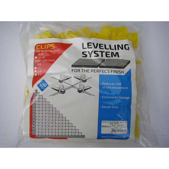 FAST LEVEL - ПОДЛОЖКА / ОСНОВА 1 mm ЗА СИСТЕМА ЗА ИЗРАВНЯВАНЕ С КЛИН 3-12 мм - 100 бр FAST LEVEL - ПОДЛОЖКА / ОСНОВА 1 mm ЗА СИСТЕМА ЗА ИЗРАВНЯВАНЕ С КЛИН 3-12 мм - 100 бр