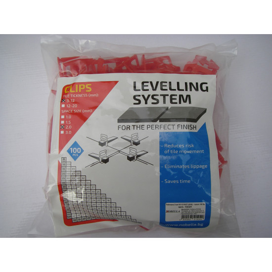 FAST LEVEL - ПОДЛОЖКА / ОСНОВА 2.0 mm ЗА СИСТЕМА ЗА ИЗРАВНЯВАНЕ С КЛИН 3-12 мм - 100 бр. FAST LEVEL - ПОДЛОЖКА / ОСНОВА 2.0 mm ЗА СИСТЕМА ЗА ИЗРАВНЯВАНЕ С КЛИН 3-12 мм - 100 бр.