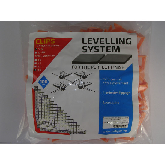 FAST LEVEL - ПОДЛОЖКА / ОСНОВА 3.0 mm ЗА СИСТЕМА ЗА ИЗРАВНЯВАНЕ С КЛИН 3-12 мм - 100 бр. FAST LEVEL - ПОДЛОЖКА / ОСНОВА 3.0 mm ЗА СИСТЕМА ЗА ИЗРАВНЯВАНЕ С КЛИН 3-12 мм - 100 бр.