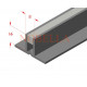 ДЕЛАТАЦИОННА ЛАЙСТНА ЗА ЛЕПИЛO СИВО-ПРОЗРАЧНО - 16x8mm 2.5м