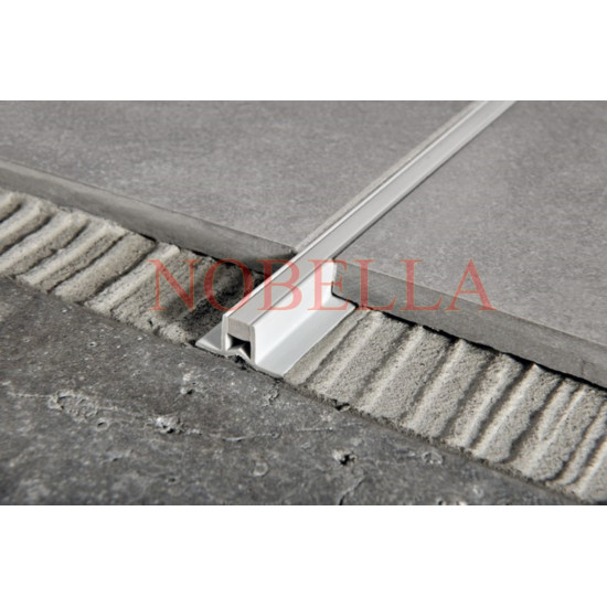 ДЕЛАТАЦИОННА ЛАЙСТНА ЗА ЛЕПИЛO СИВО-ПРОЗРАЧНО - 16x8mm 2.5м