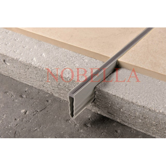 ДЕЛАТАЦИОННА ЛАЙСТНА ЗА БЕТОН СИВО-ПРОЗРАЧНО - 35x8mm 2.5м