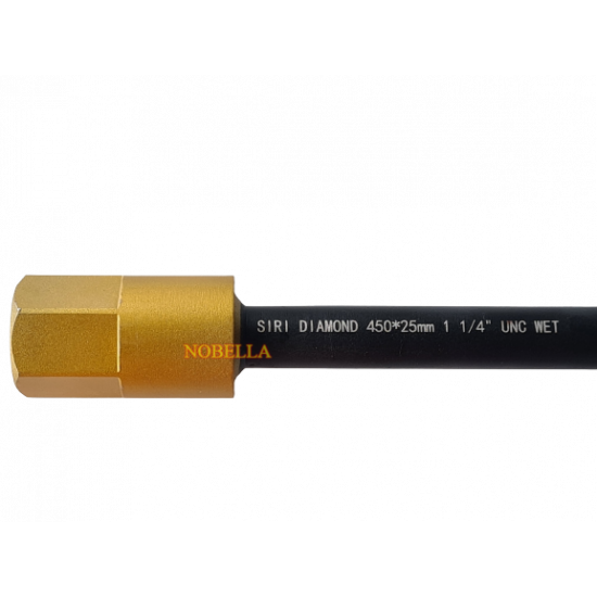 ДИАМАНТЕНА БОРКОРОНА Ø 25 мм., L450 mm., 1 ¼" UNC
