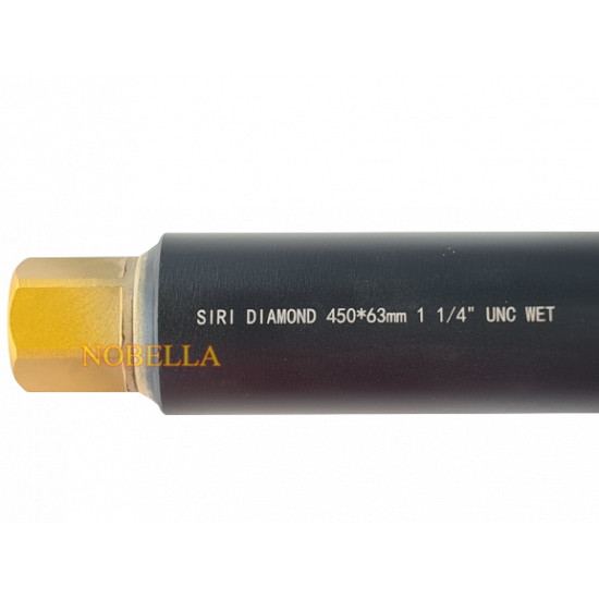 ДИАМАНТЕНА БОРКОРОНА Ø 63 мм., L450 mm., 1 ¼" UNC