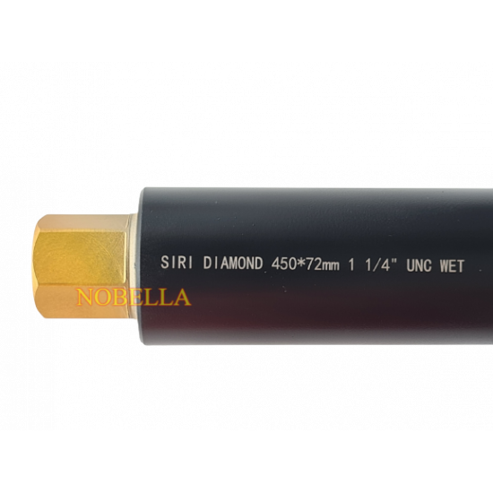 ДИАМАНТЕНА БОРКОРОНА Ø 72 мм., L450 mm., 1 ¼" UNC