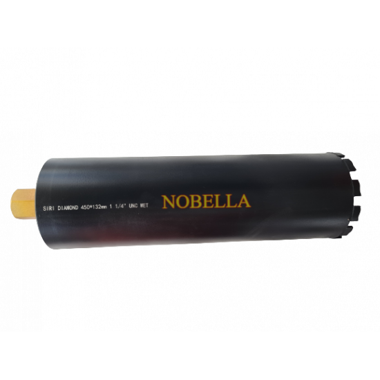 ДИАМАНТЕНА БОРКОРОНА Ø 132 мм., L450 mm., 1 ¼" UNC