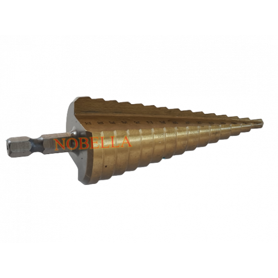 СТЪПАЛОВИДНО СВРЕДЛО ЗА ПРОБИВАНЕ Ø4-32MM, ЗА БОРМАШИНА СТЪПАЛОВИДНО СВРЕДЛО ЗА ПРОБИВАНЕ Ø4-32MM, ЗА БОРМАШИНА