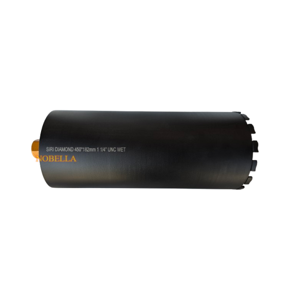 ДИАМАНТЕНА БОРКОРОНА Ø 182 мм., L450 mm., 1 ¼" UNC