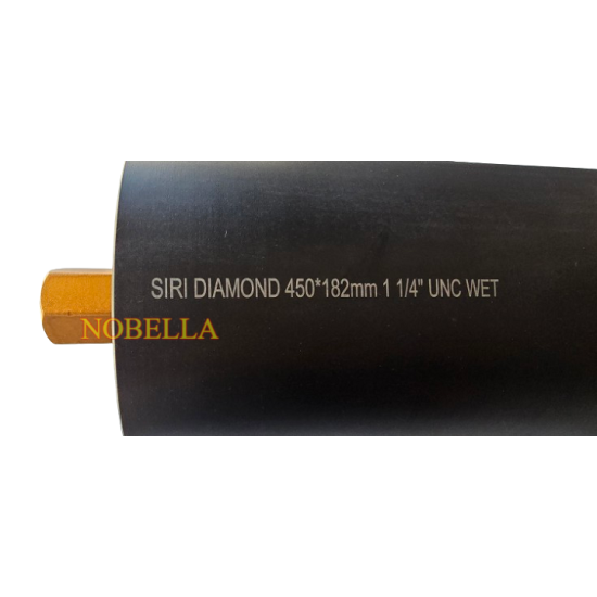 ДИАМАНТЕНА БОРКОРОНА Ø 182 мм., L450 mm., 1 ¼" UNC