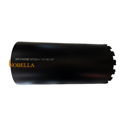 ДИАМАНТЕНА БОРКОРОНА Ø 202 мм., L450 mm., 1 ¼" UNC