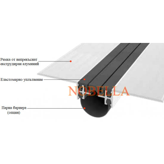КОНСТРУКТИВНА ДЕЛАТАЦИОННА ЛАЙСТНА / РАБОТНА ФУГА 30x150x26 PC 3м КОНСТРУКТИВНА ДЕЛАТАЦИОННА ЛАЙСТНА / РАБОТНА ФУГА 30x150x26 PC 3м